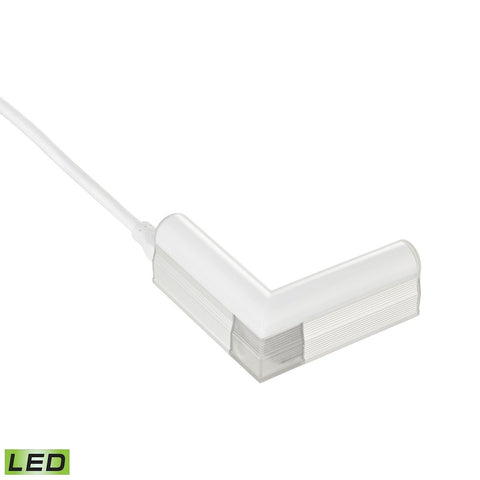 ZeeStick 2 Watt L-Shaped Accessory In Aluminum - Left Handed Parts/Hardware Elk Lighting 