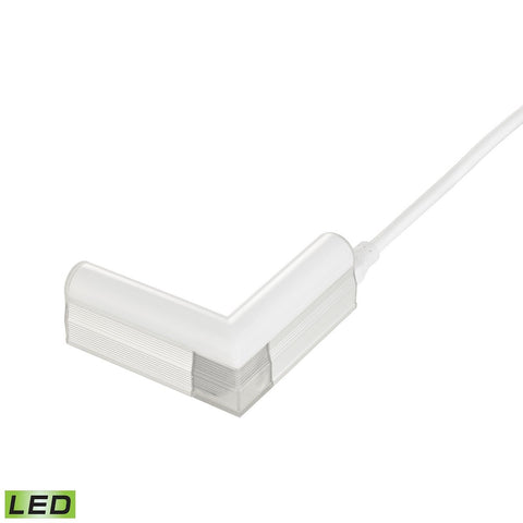 ZeeStick 2 Watt L-Shaped Accessory In Aluminum - Right Handed Parts/Hardware Elk Lighting 